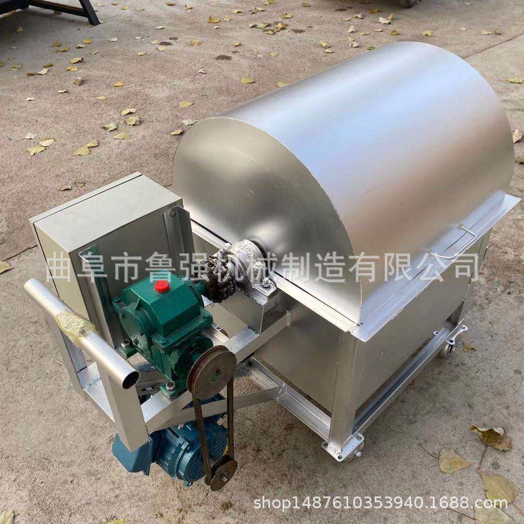 五香瓜子炒货机 炭加热翻炒机 小型家用奶油翻炒机鲁强机械