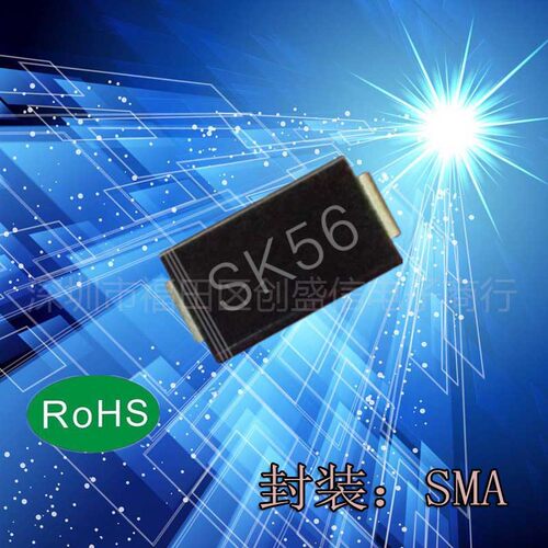 SK56SMADO-214AC贴片肖特基二极管5A60VSR560贴片