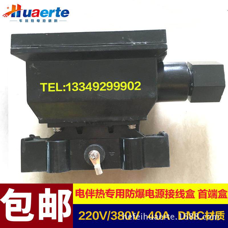 华尔特防爆电源接线盒BHD52-G3/4D220V/380V40电伴热带接线盒