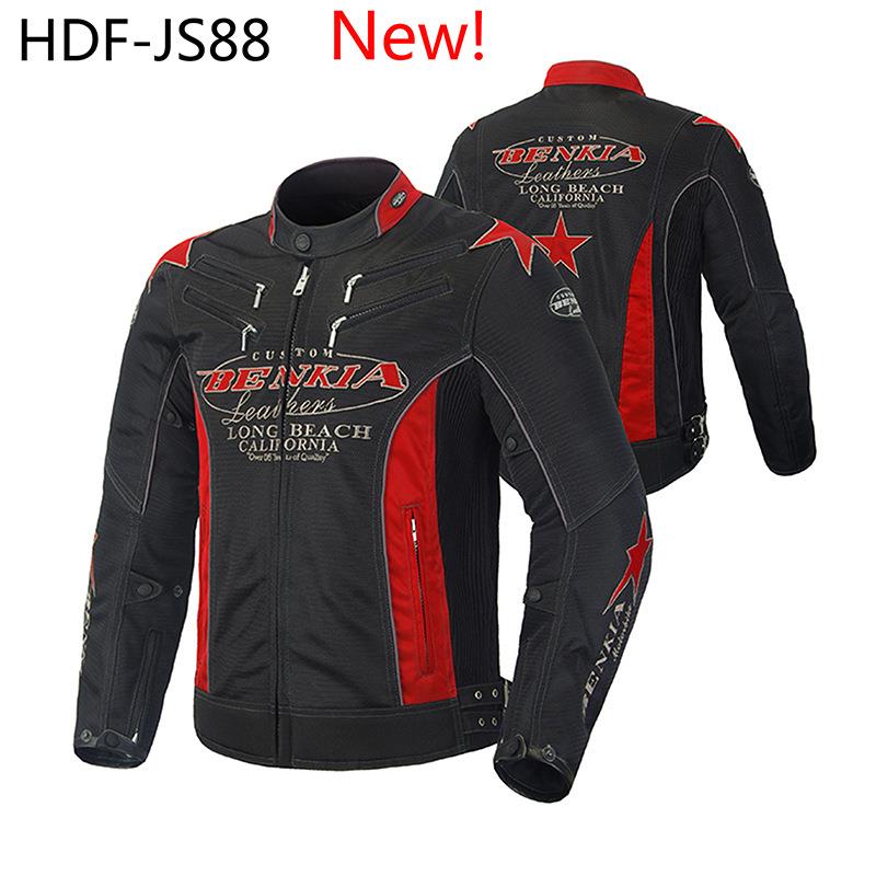 BENKIAHDF-JS88摩托赛车服春夏秋季网眼透气骑行防摔服
