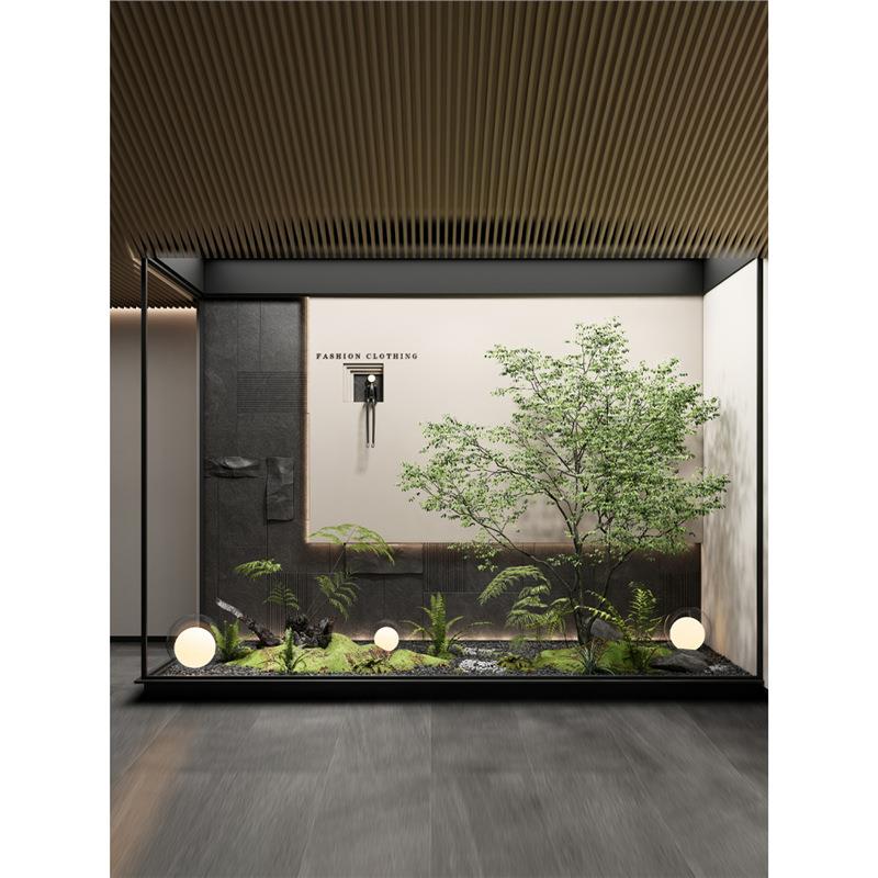 仿真榕树景观造景室内别墅商业空间装饰假绿植大型真树盆栽摆件