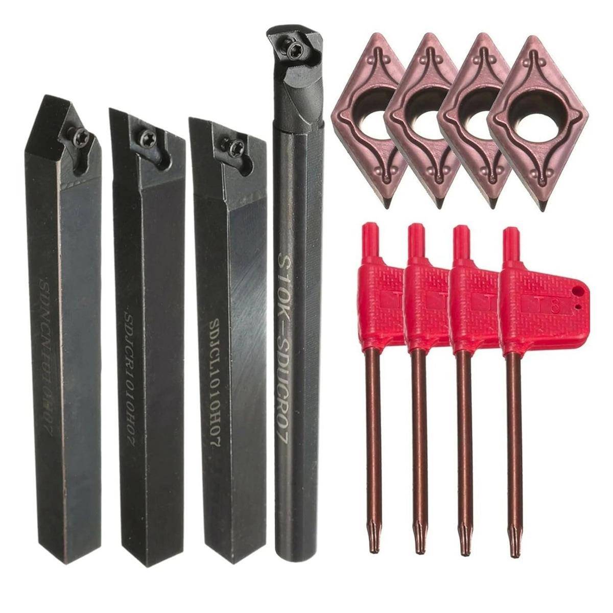 4件套10mmS10K-SDUCR07+SDJCR+SDJCL+SDNCN1010H07配4片DCMT0702