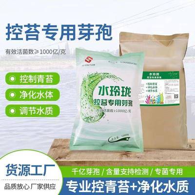 水产养殖枯草芽孢杆菌控青苔净化水质融水水产专用千亿含现货
