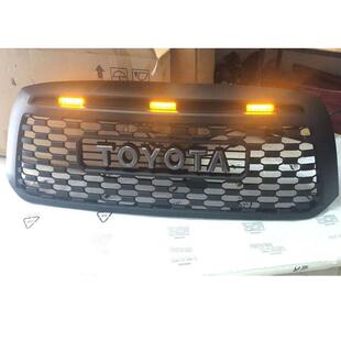 适用11-13年丰田坦途TUNDRA带灯前中网格栅坦途TRD前脸格栅大标网