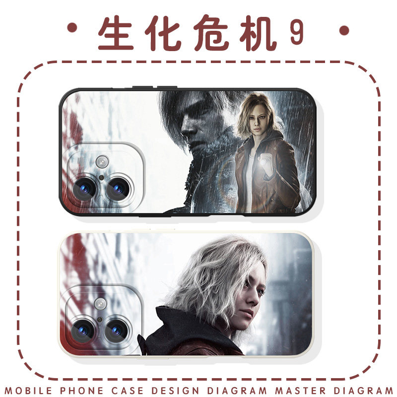 生化危机9手机壳适用小米17promax游戏15周边14格蕾丝13里昂k50红米k90/k60/note12小众新款k70至尊欧美redme