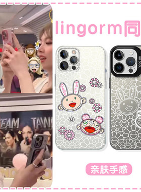 lingorm同款手机壳苹果16华为mate60邝玲玲iPhone15promax日系pura70一加13orm卡通OPPO周边vivo明星14适用00