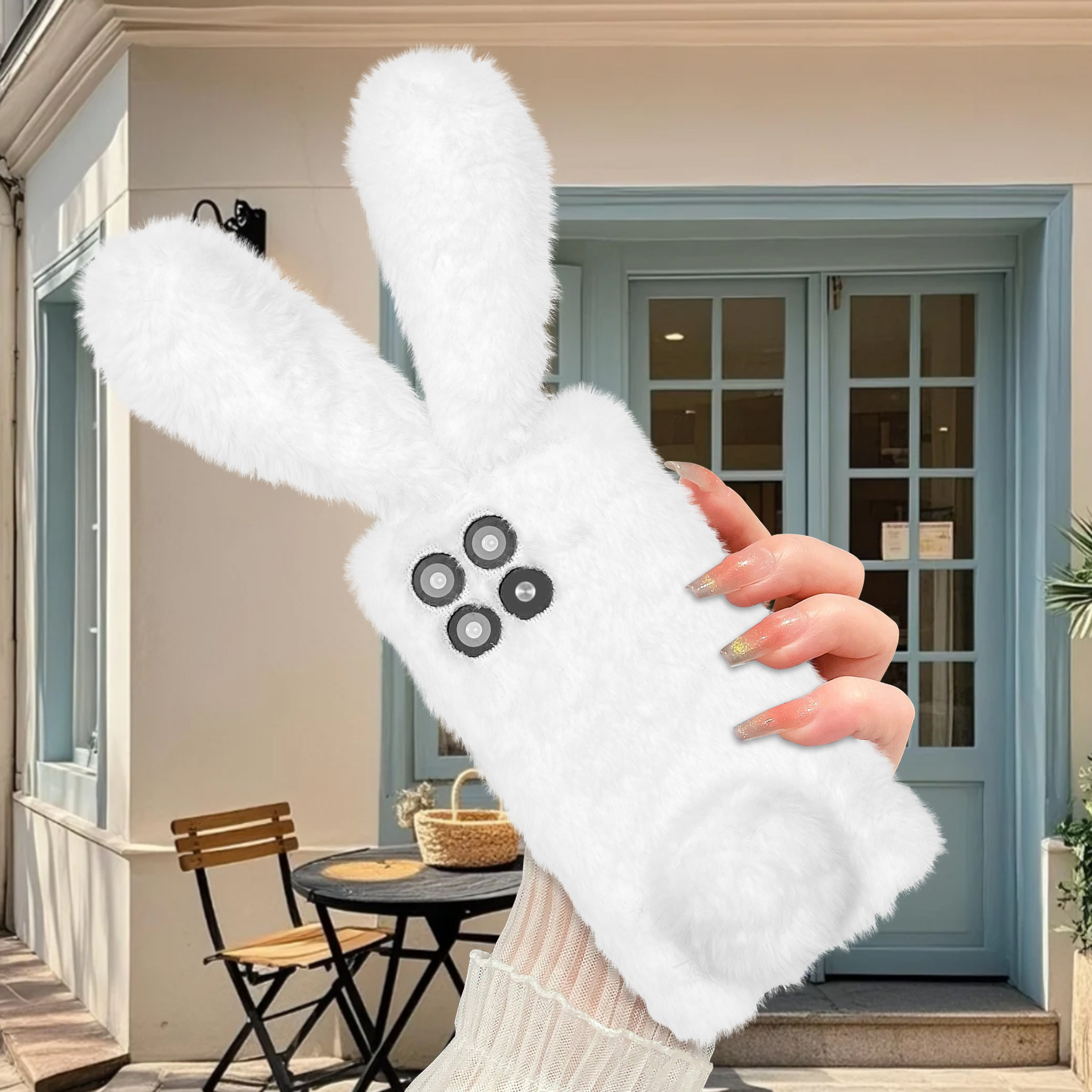 毛绒兔耳朵手机壳苹果17华为mate60可爱iPhone16promax秋冬OPPO长耳朵vivo兔子14小米15尾巴70适用13卡通周边,3C数码配件,手机保护套/壳,淘宝优惠券,粉丝福利购,淘宝优惠卷