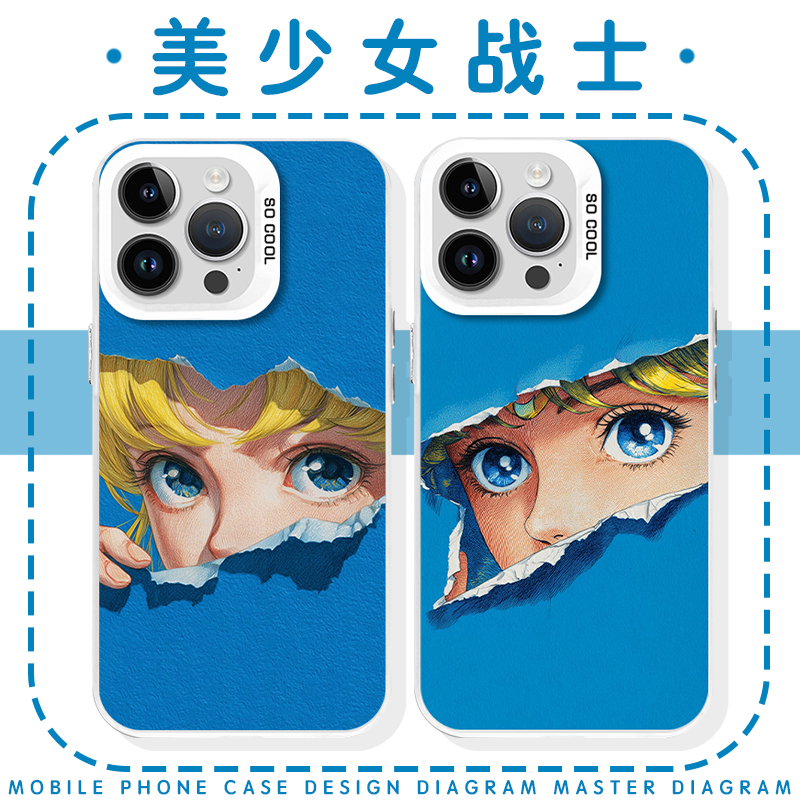 美少女战士手机壳苹果16华为mate60水冰月iPhone15Promax动漫pura70周边14一加13月野兔OPPO二次元vivo少女40