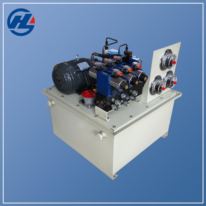 液压站液压系统可调式汽油电动液压泵站定制压榨机液压站液压系统