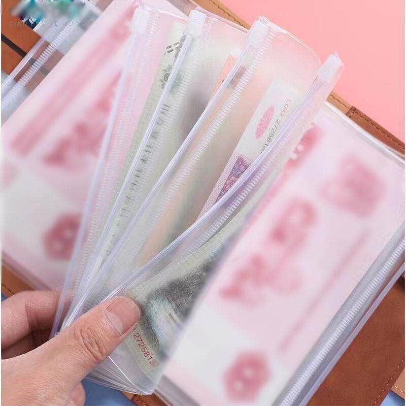 速发卡册内页6孔PVC活页本收纳袋a4a6拉链式票据名片册手帐本文件