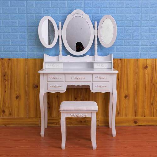 速发欧式梳妆台来加工颜色款式支持内外贸工厂直接对接