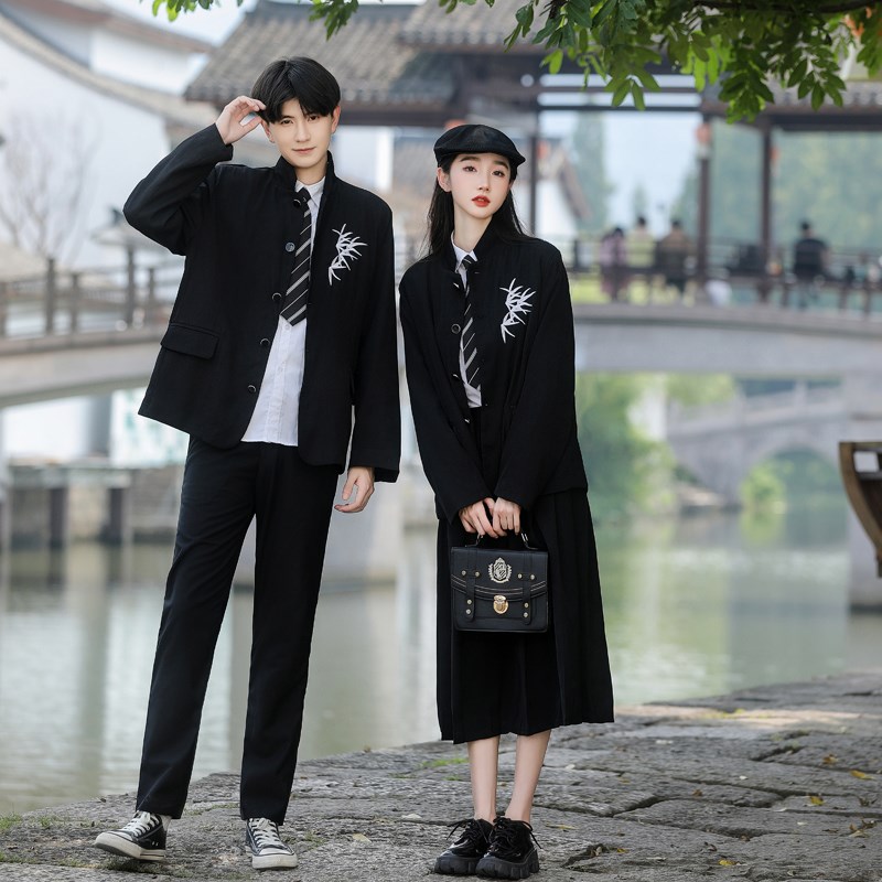 速发学院班长裙风服初中生运动会套装合唱朗诵中出服高演学生校服