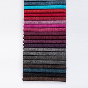 速发多丽丝麻加厚亚麻布料新中式沙发坐垫套桌旗抱枕绗绣面料