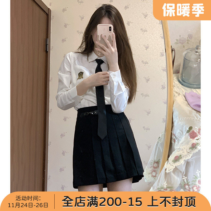 速发褶东京岁弹记】刺绣百【裙/防时甜心/2021新款上衣