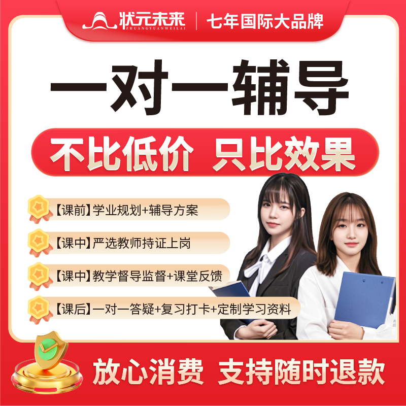 一对一辅导直播课线上网课一对一定制课程随到随学高水平教师任选