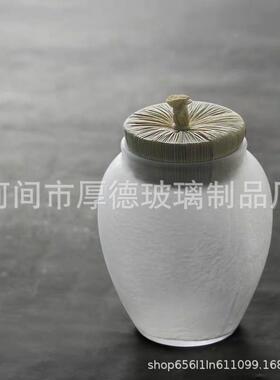 日式茶罐用便携小叶号收仓纳储存罐手工复古普洱茶叶罐茶功家夫茶