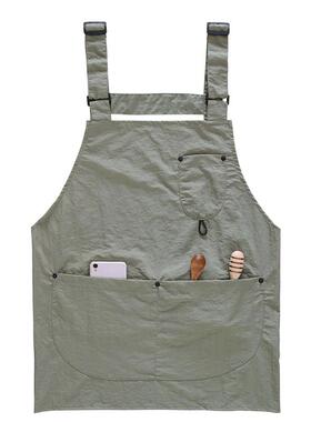 围裙夏油季薄款轻薄速厨房围裙服员务防水防工作干服A-F005围裙定