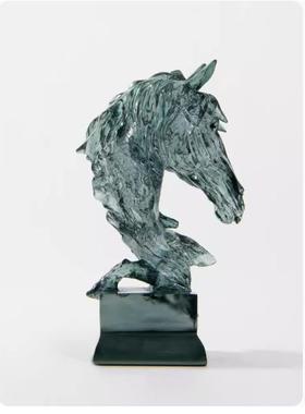 贝子轻奢办公室头酒柜艺装饰品马家摆YB-RZ-19件中式客厅玄关软装