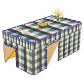 取桌叠茶几电暖炉烤折火桌子ZDZ 43长烤火长炉电烤炉方暖形客厅家