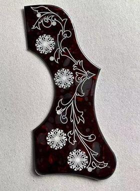 Gibsn胶SJ20040-4寸白贝1点弹性o软UPG吉他护板