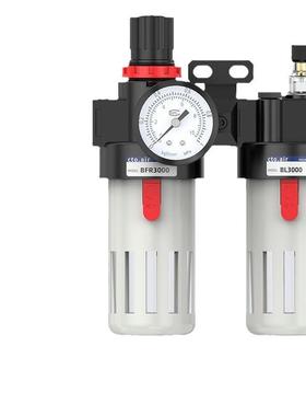 油水分离器带自动二排水000过滤bfc400油0滤器气源处理bf2000r气