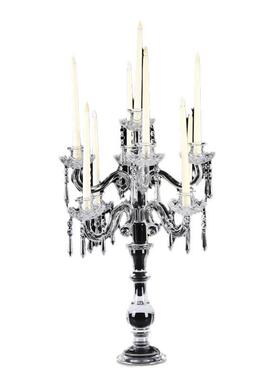 5欧式水晶烛台婚庆件道具水晶玻CXDT--02璃台蜡烛摆烛光晚餐装饰