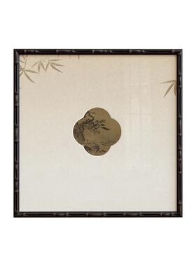 宋代美学厅画YZ202511新中式餐装饰民宿书房茶室背墙景挂画卡纸带