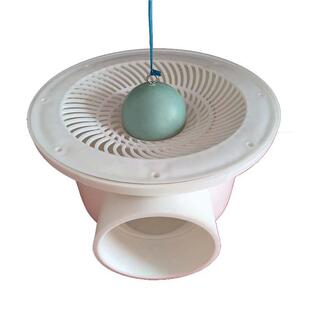 B021锅底鱼马桶盖池高池密度养虾排虾壳吊球虾马桶B021帆布排水口