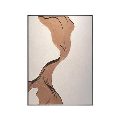 代约客玄厅装饰简画沙发背景墙高级壁画3d立体木雕砂YTU-2948现岩