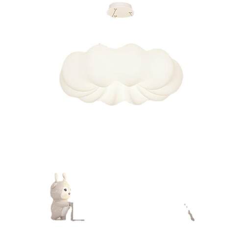 北现代简吸约卧室南瓜顶灯甜创意欧儿童房间甜圈云131朵吊灯