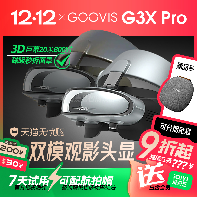 GOOVIS头戴显示器沉浸/开放两用