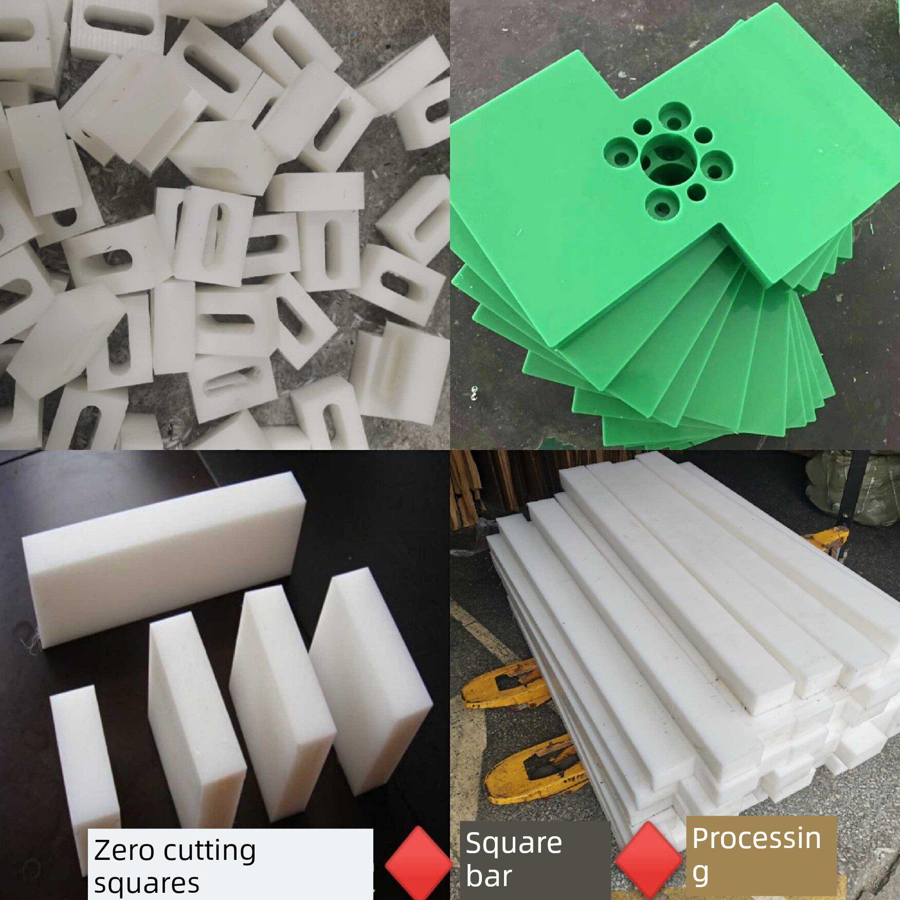 纯尼龙板耐磨方Pa66尼龙方条加工和切割零15 20 30 35 40 50 60mm