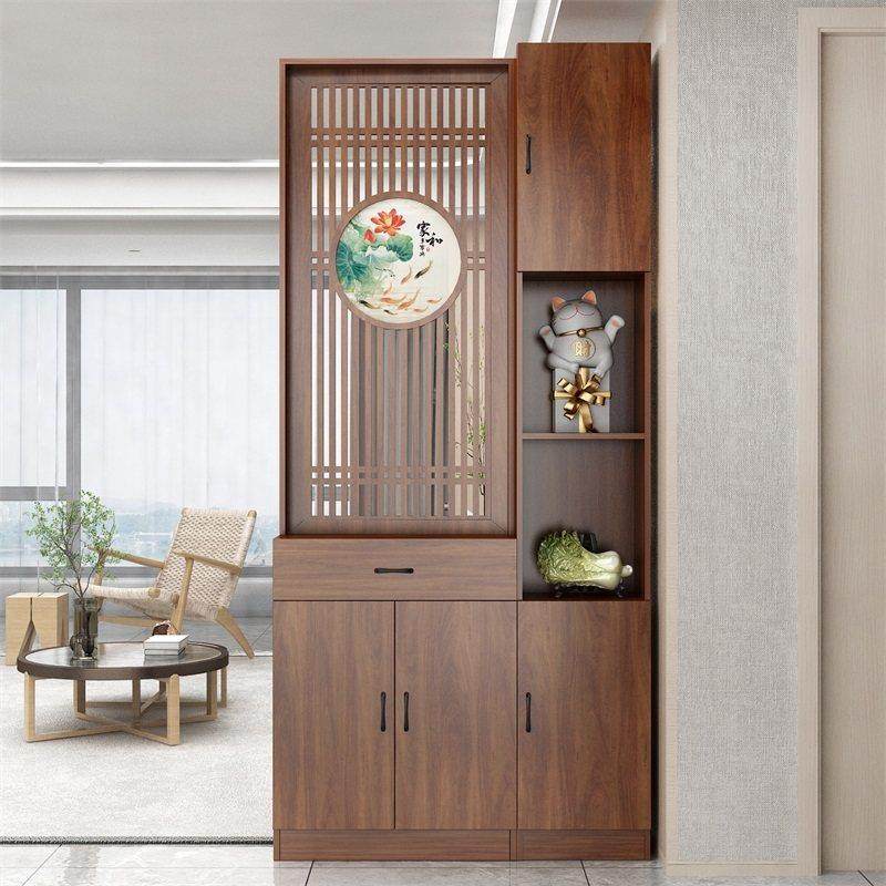 玄关柜客厅隔断鞋柜屏风一体置物架正对入户门实木间厅柜现代轻奢,住宅家具,门厅/玄关柜/玄关架,淘宝优惠券,粉丝福利购,淘宝优惠卷
