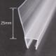 h型挡水条边宽20 淋浴房铰炼侧防水条密封隔水胶条 28mm