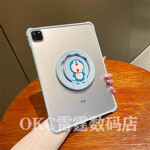 360旋转支架肤感四角防摔ipad保护套pro11/12.9寸适用2023新款10代10.9寸平板壳air5/4苹果9/8/7代硬壳10.2寸