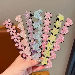 儿童发贴新款刘海碎发神器女童魔术贴发带小女孩粘头发箍可爱发饰