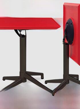 简约折叠茶几咖啡桌户外餐桌台办公会客桌子环保防水茶桌C72B黑色