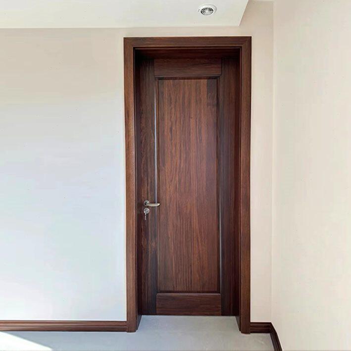 原木门实木门套装门简约原木风木门卡斯拉菠萝格原木门