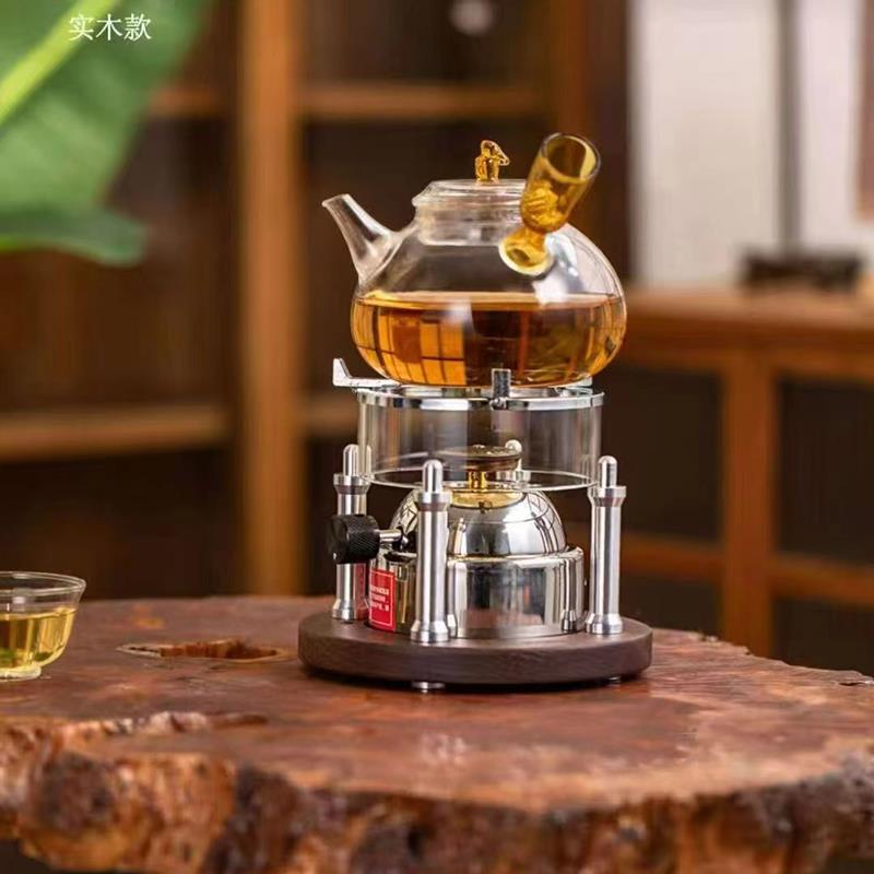 天久户外露营燃气小泡茶炉煮茶炉充气炉烧水煮茶壶小型可携式旅行