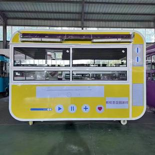 无动力移动售卖车炸串早餐多功能售卖车夜市摆摊商用烧烤夜市创业