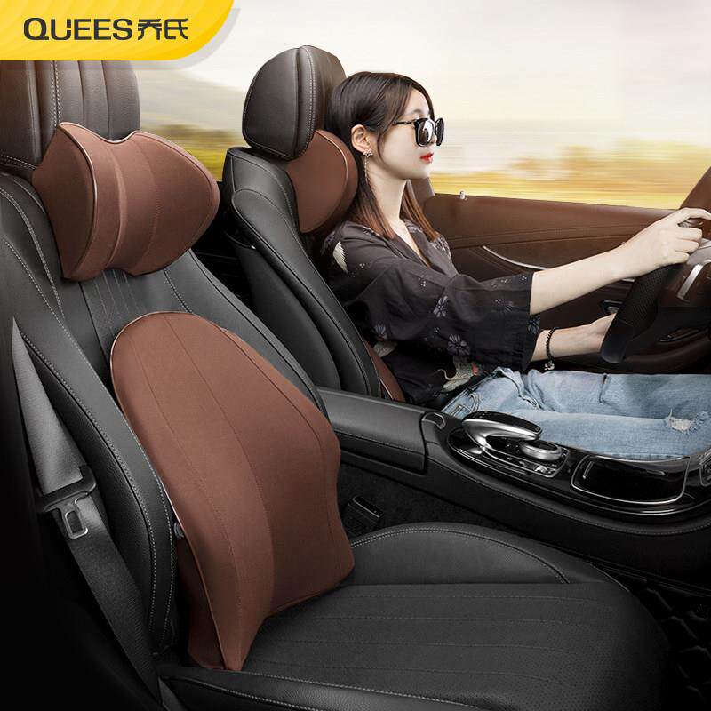 汽车枕头护颈枕靠枕车用枕头车载头枕颈枕车内用品记忆棉腰靠车枕