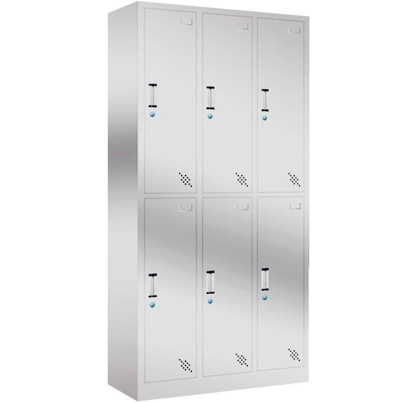 304不锈更钢衣柜JBT-员工衣柜无尘净化车间换柜衣食餐厅堂碗柜储