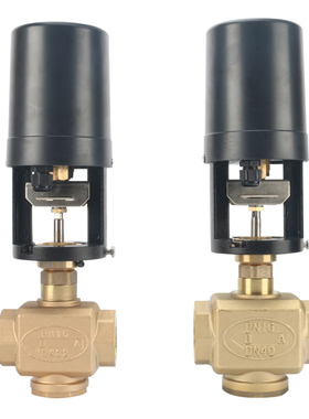 空调 采暖 调节水流量VA3100电动二通阀比例积分电动调节阀DN50