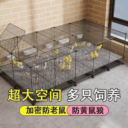 大号养殖笼自动清粪小鸡笼子家用鸭笼芦丁鸡鸭宠物专用铁丝室内外