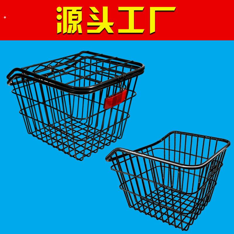 自行车登山车筐车篮座架置物筐车篮子单车框后货架车娄后座筐后篮