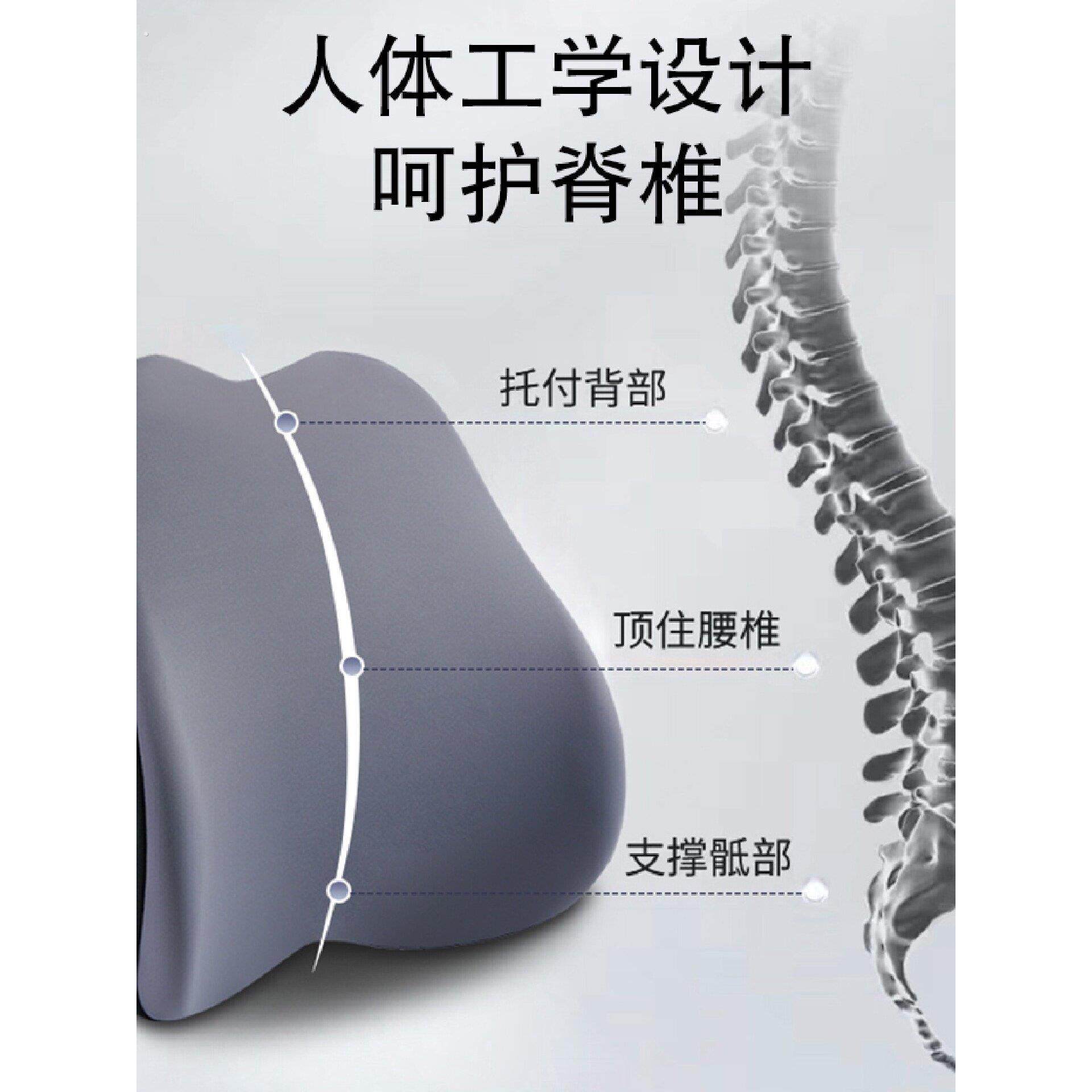 汽车护腰靠车内用驾驶座椅靠背垫车载头枕靠枕腰部支撑办公室腰枕