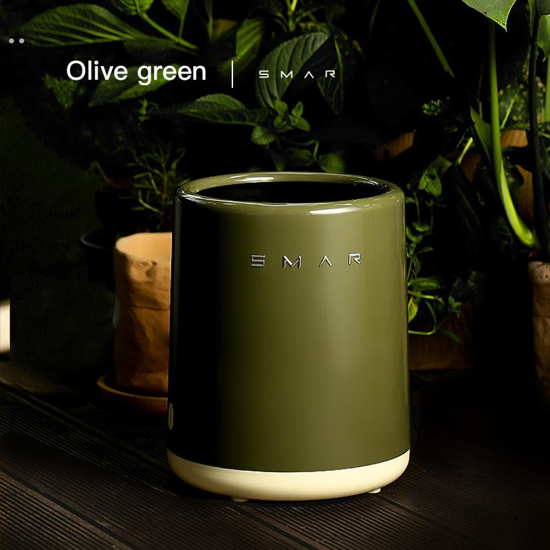 高级红色垃圾桶高颜值家用大容量12L无盖客厅厨房卧室收纳桶纸篓