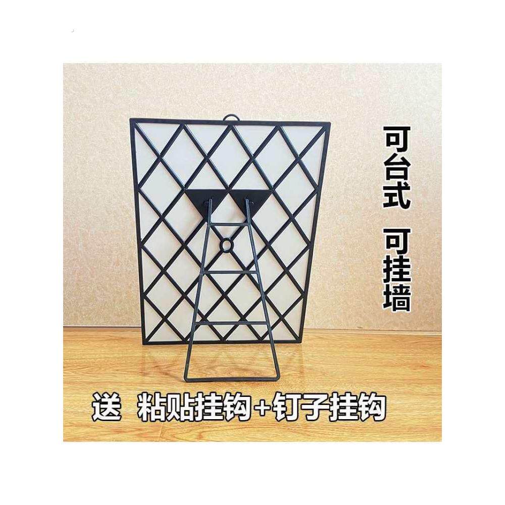 梳妆镜挂墙式塑料浴室镜子免打孔壁挂化妆镜可立台式折叠高清学生