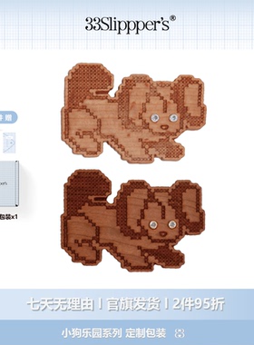 小狗闪钻木头发夹边夹小动物个性ins头饰原创设计