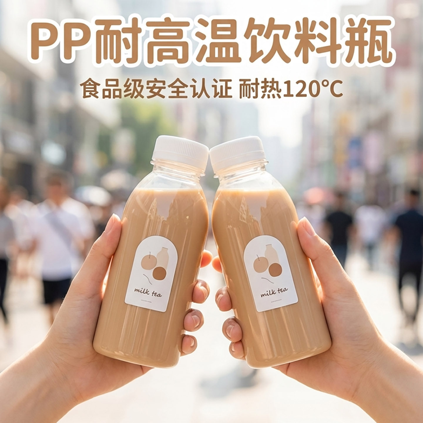食品级PP塑料瓶耐高温奶